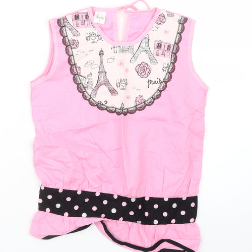 Little Girls Pink   Basic T-Shirt Size 8 Years