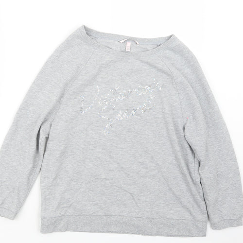 Victoria's Secret Womens Grey  Knit Pullover Jumper Size XS