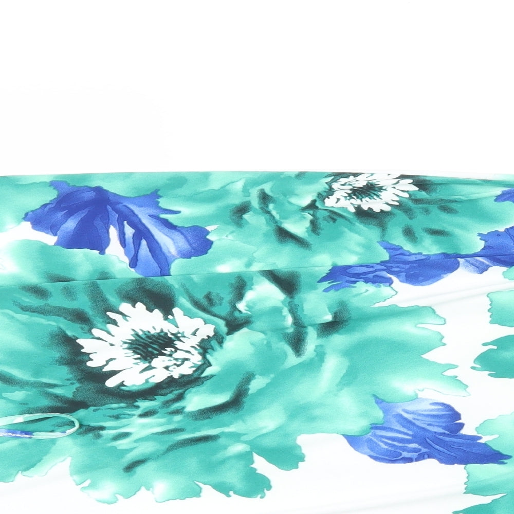 Kaleidoscope Womens Green Floral  Maxi  Size 12