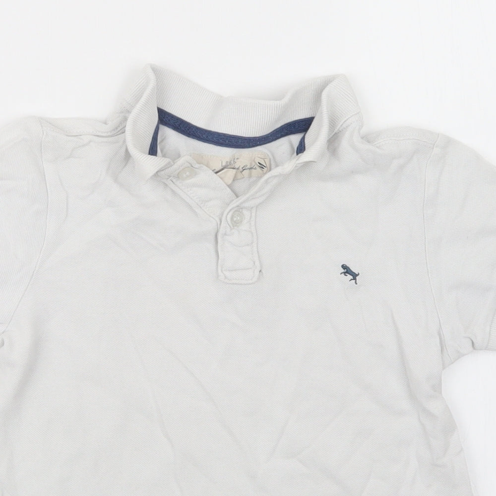 H&M Boys White   Basic Polo Size 5-6 Years