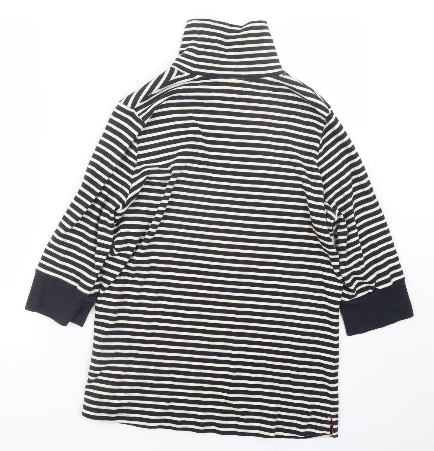 NEXT Womens Blue Striped Knit Pullover Jumper Size 16