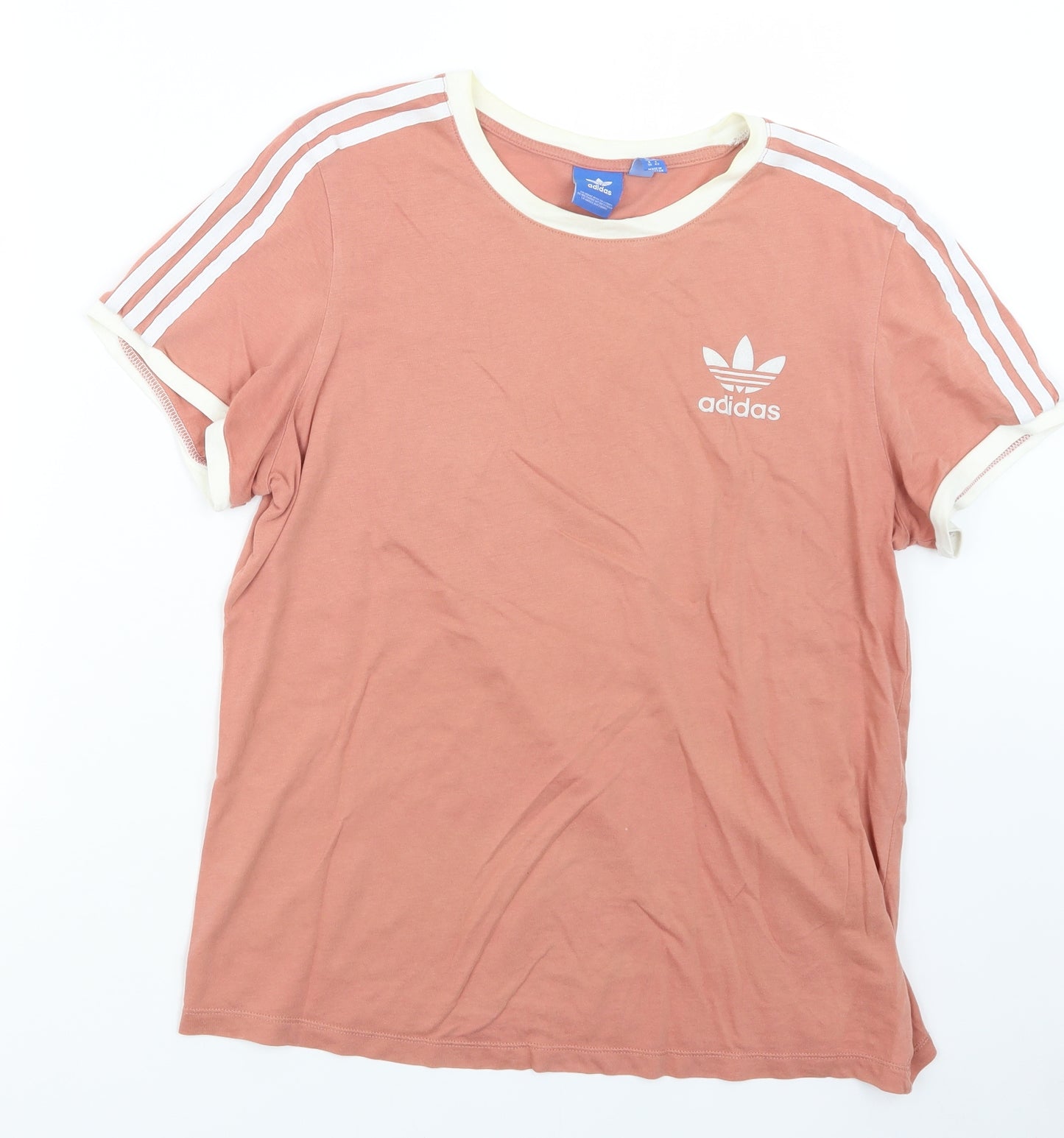 adidas Womens Pink   Basic T-Shirt Size 10