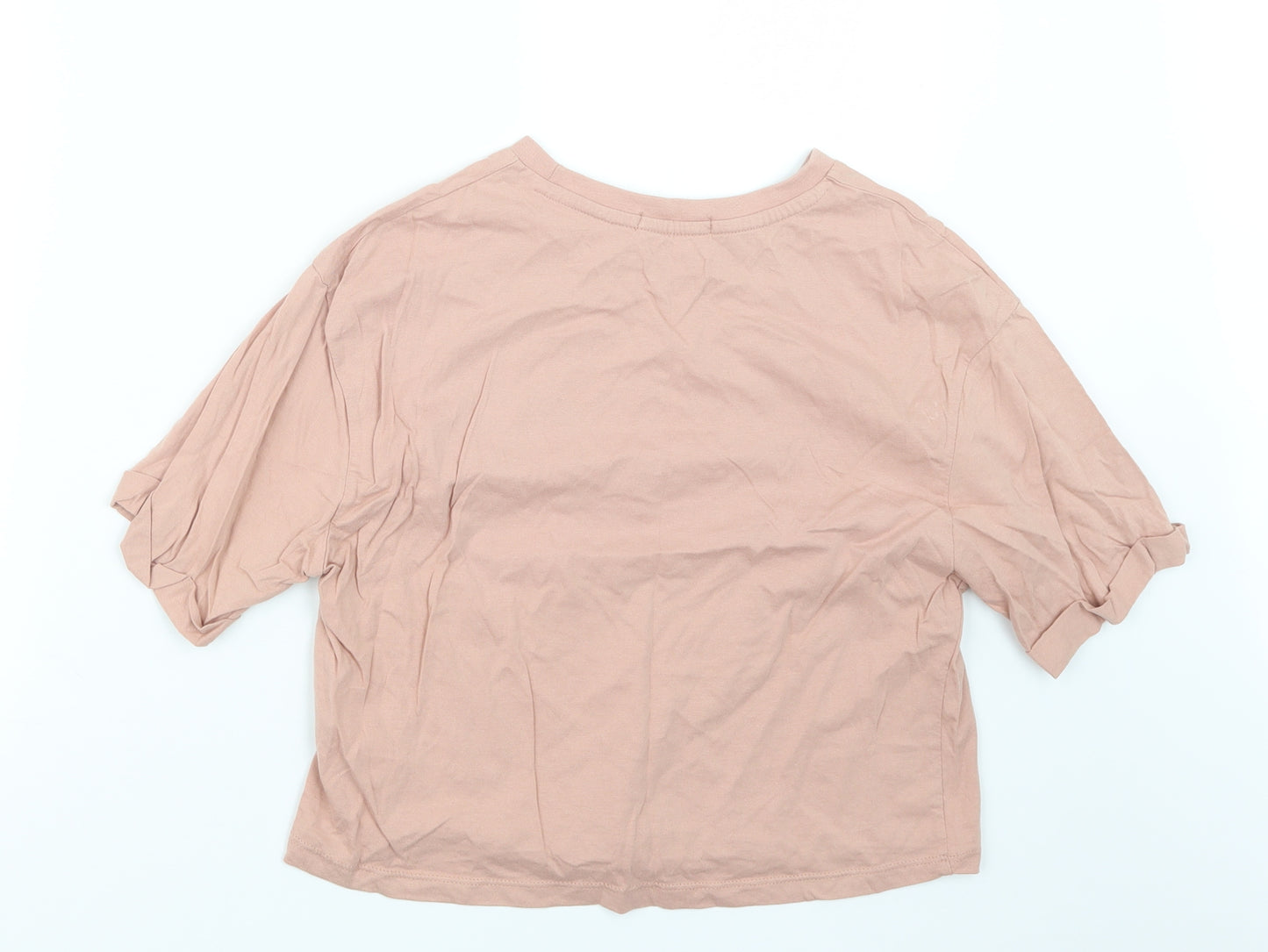 Stradivarius Womens Pink   Basic T-Shirt Size M