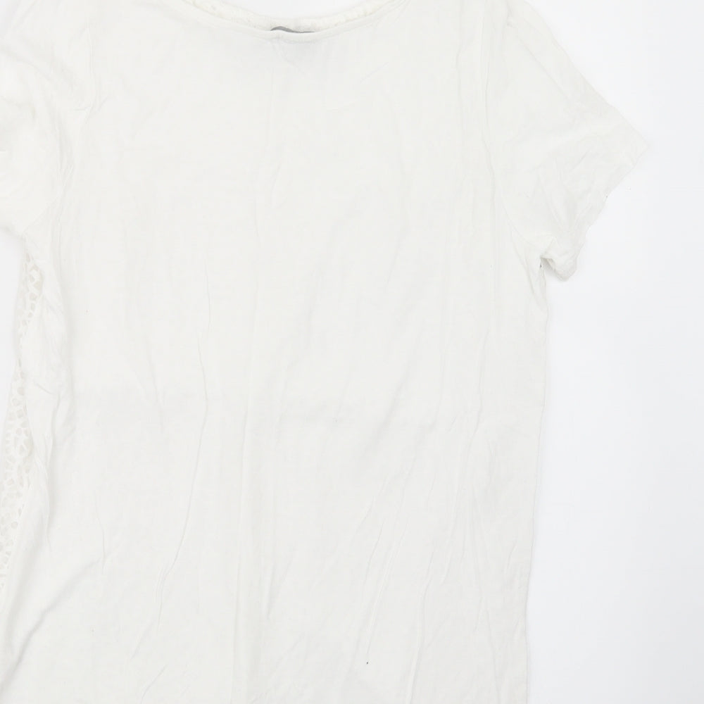 F&F Womens White   Basic T-Shirt Size 10