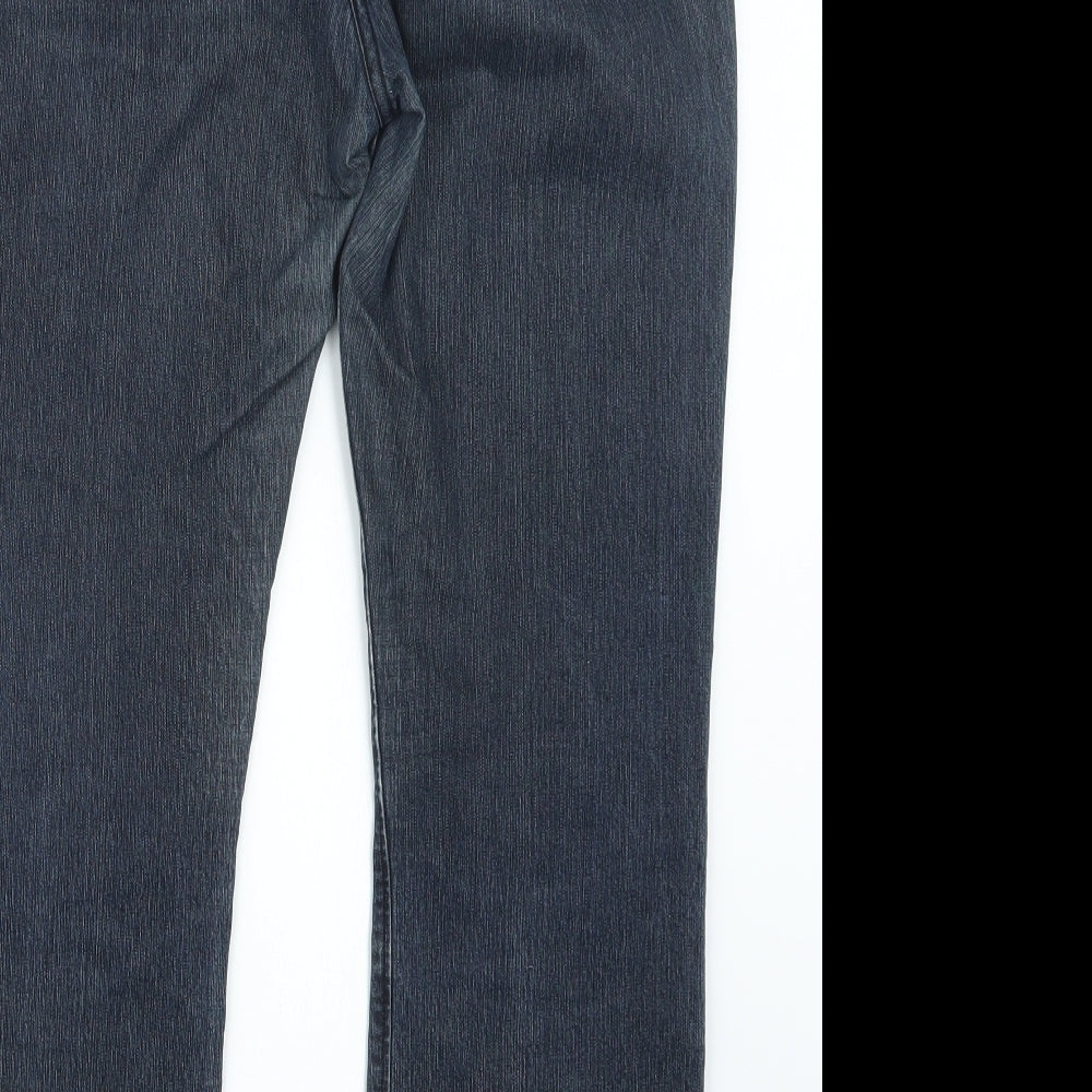 BHS Womens Blue  Denim Straight Jeans Size 14 L27.5 in