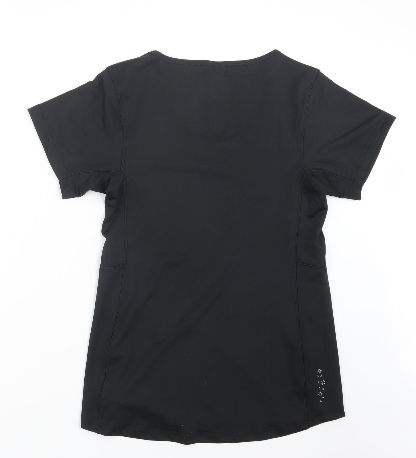 USA Pro Womens Black   Basic T-Shirt Size 14