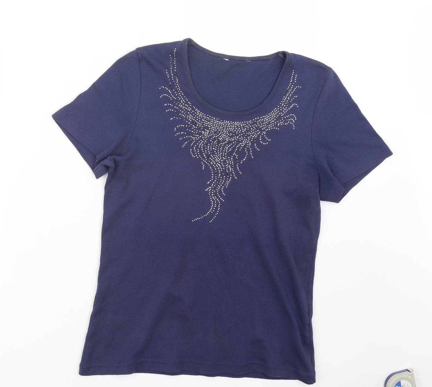 Preworn Womens Blue   Basic T-Shirt Size S