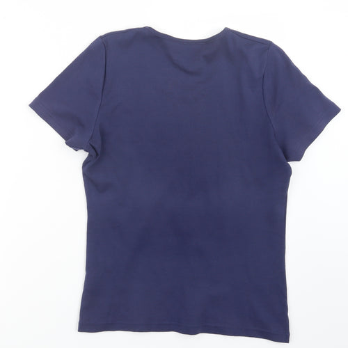 Preworn Womens Blue   Basic T-Shirt Size S
