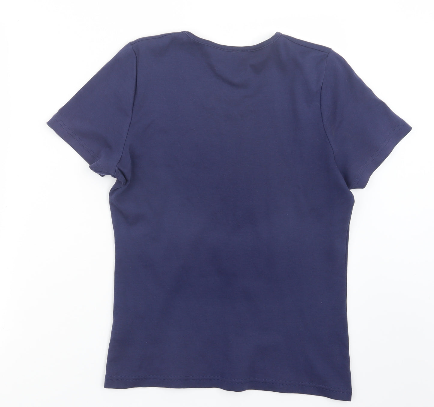 Preworn Womens Blue   Basic T-Shirt Size S