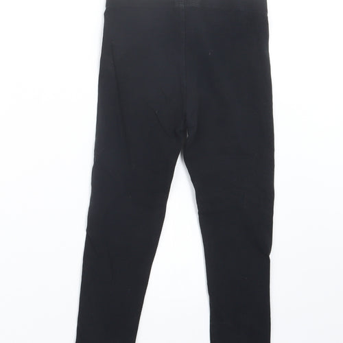 George Girls Black   Carrot Trousers Size 5-6 Years