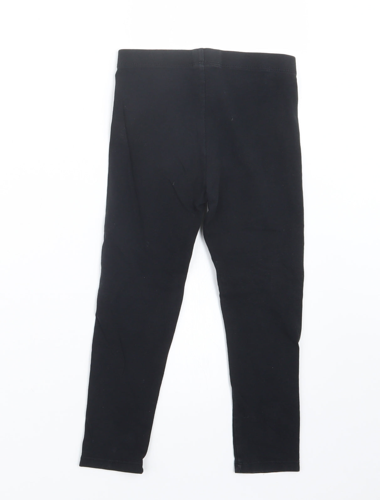 George Girls Black   Carrot Trousers Size 5-6 Years