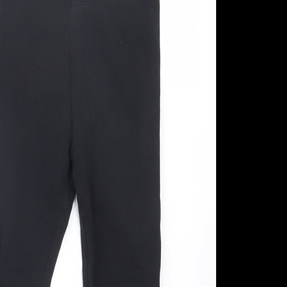 George Girls Black   Carrot Trousers Size 5-6 Years