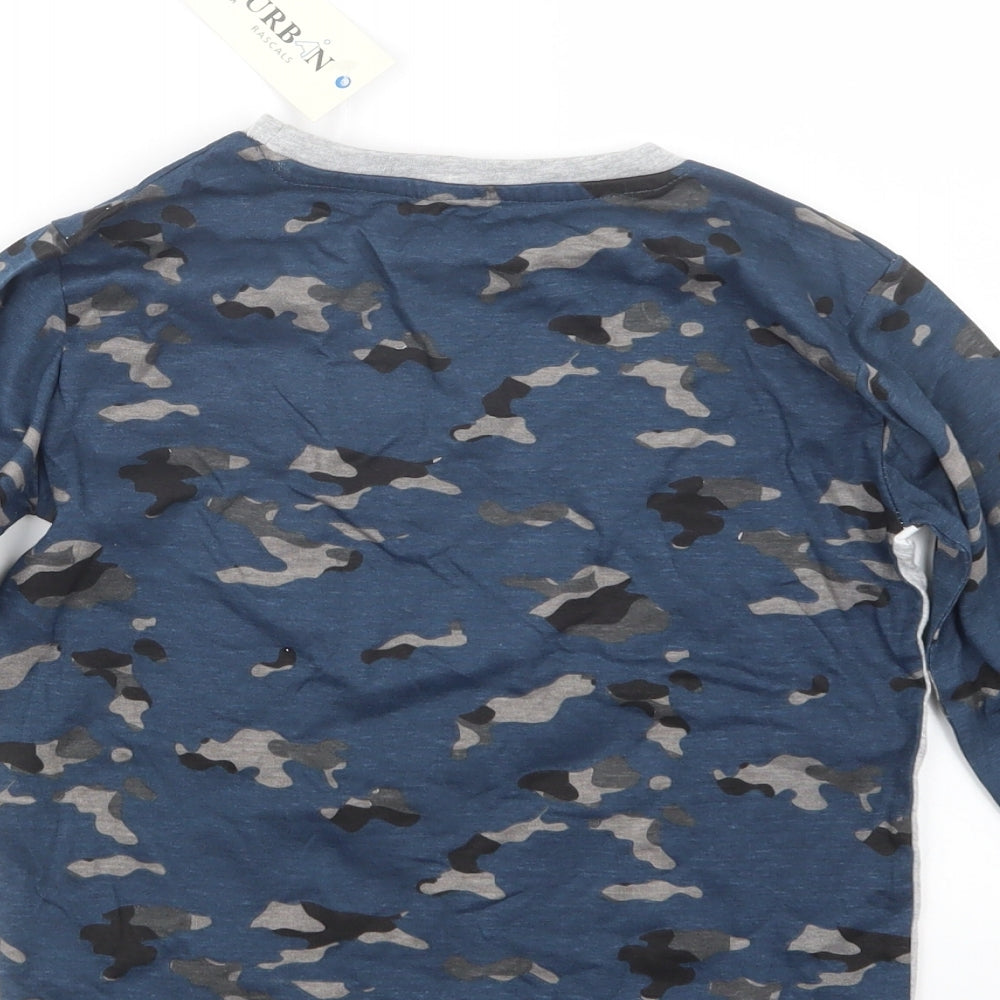 Urban Rascals Boys Blue   Basic T-Shirt Size 5-6 Years