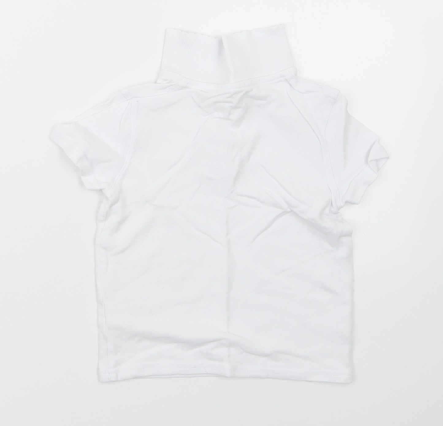 F&F Girls White   Basic Polo Size 4-5 Years