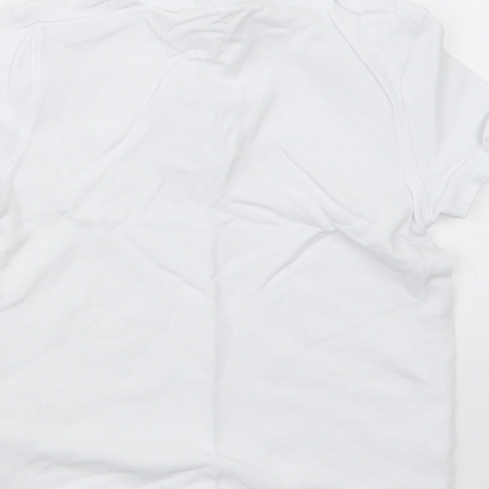 F&F Girls White   Basic Polo Size 4-5 Years