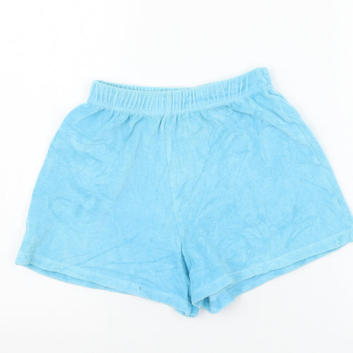 NEXT Womens Blue  Flannel Sweat Shorts Size 8