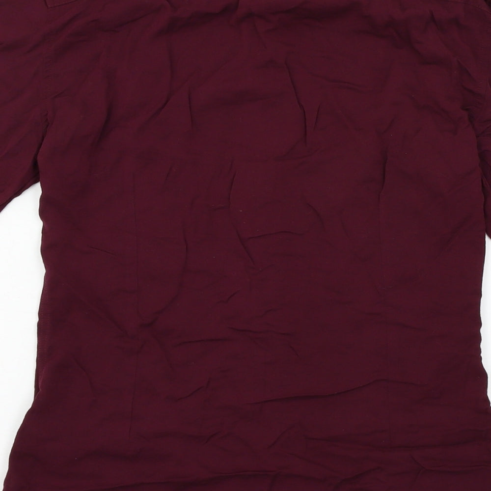ASOS Womens Purple   Basic Button-Up Size S