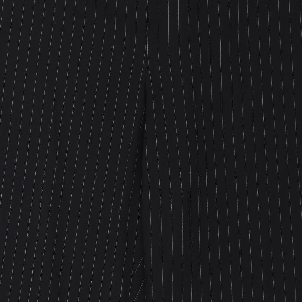E-vie Womens Black Striped  Trousers  Size 18 L31 in