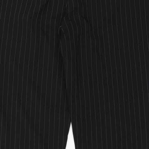 E-vie Womens Black Striped  Trousers  Size 18 L31 in