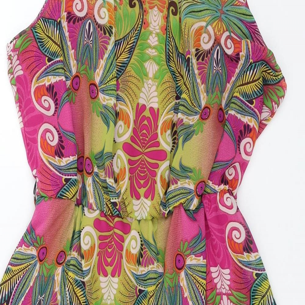 Atmosphere Womens Multicoloured Geometric Chiffon Fit & Flare  Size 16