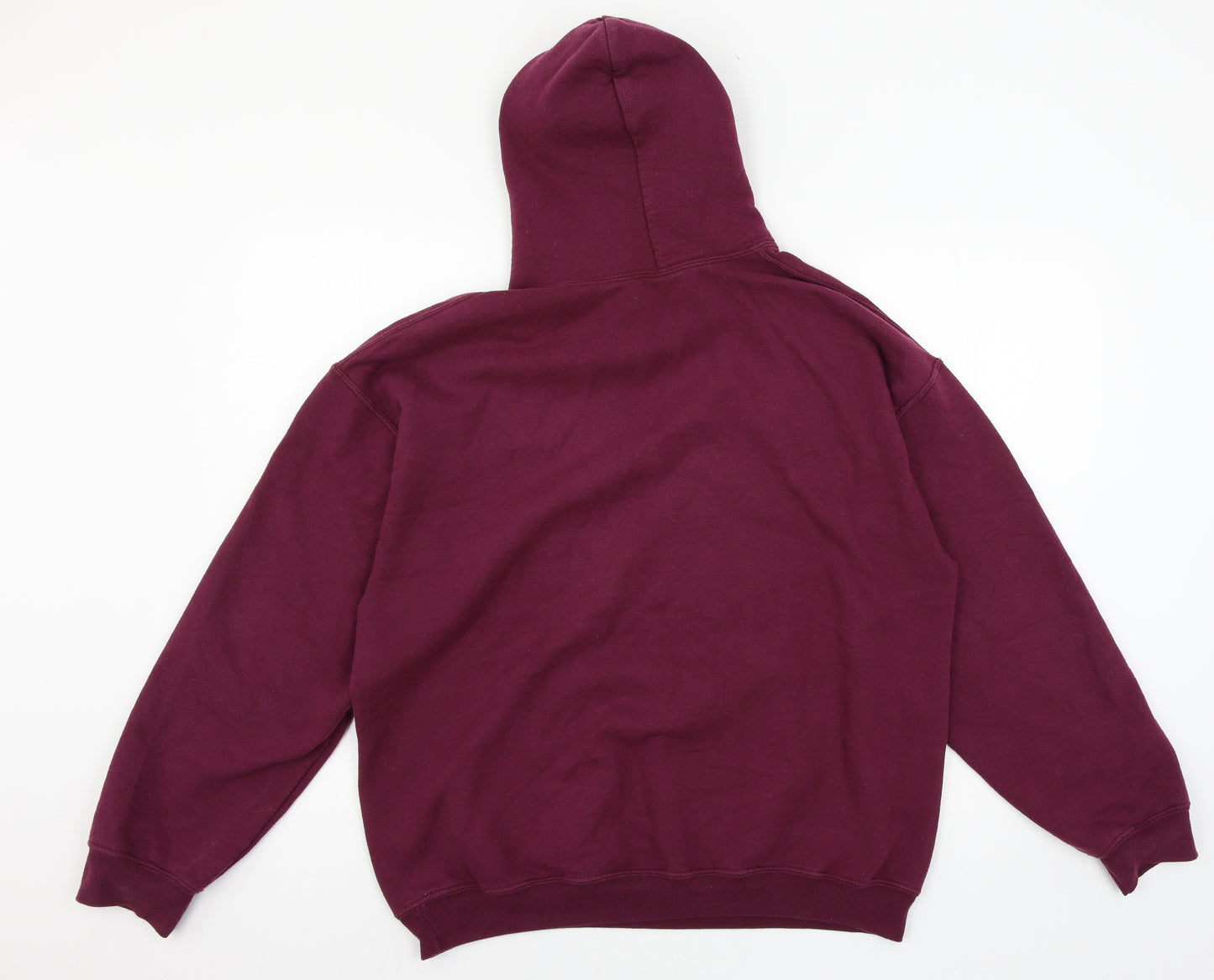 Gildan Mens Purple  Jersey Pullover Hoodie Size L  - Gryffindor