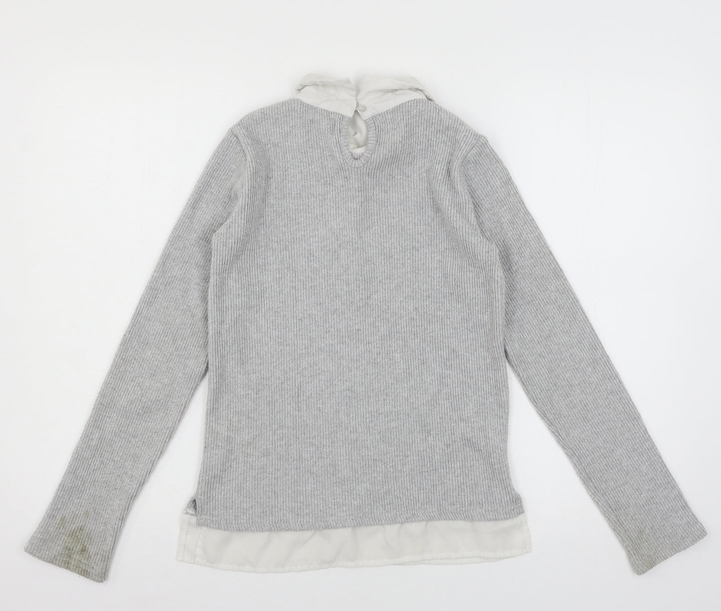 Primark Girls Grey  Jersey Basic T-Shirt Size 13-14 Years