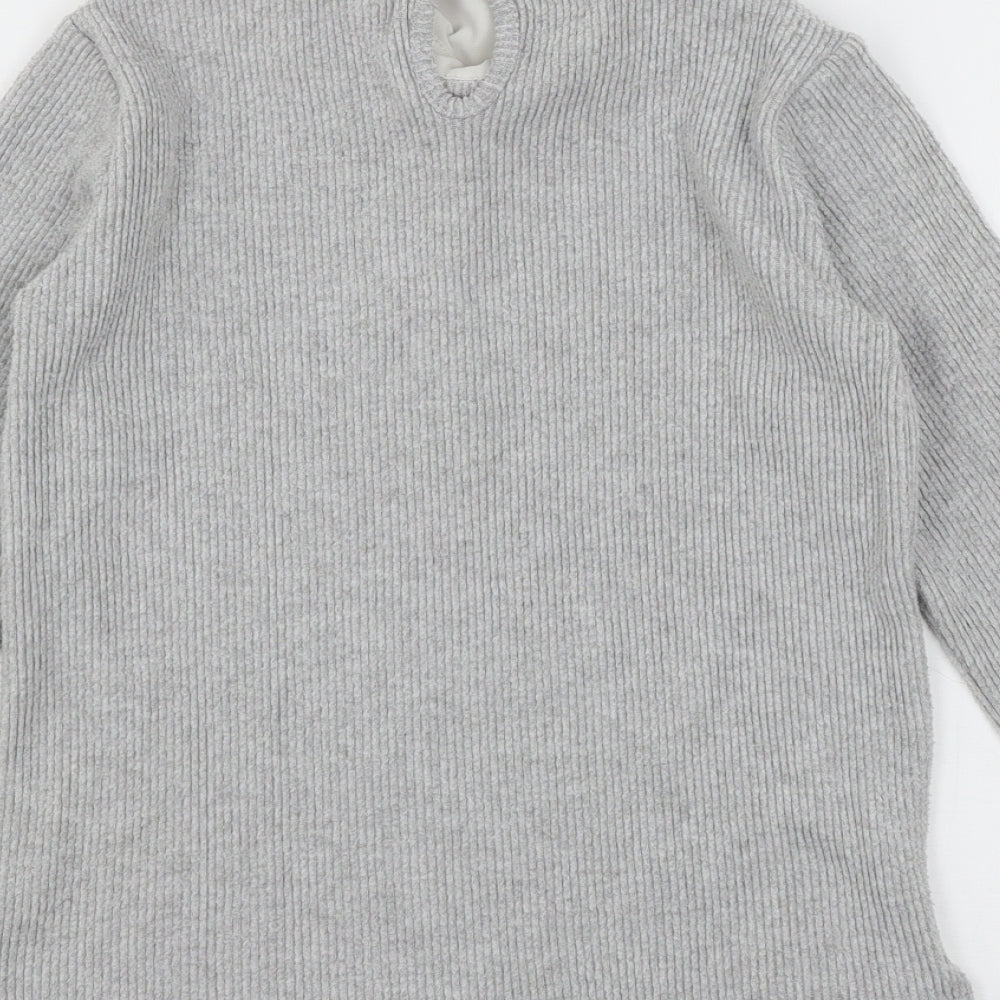 Primark Girls Grey  Jersey Basic T-Shirt Size 13-14 Years