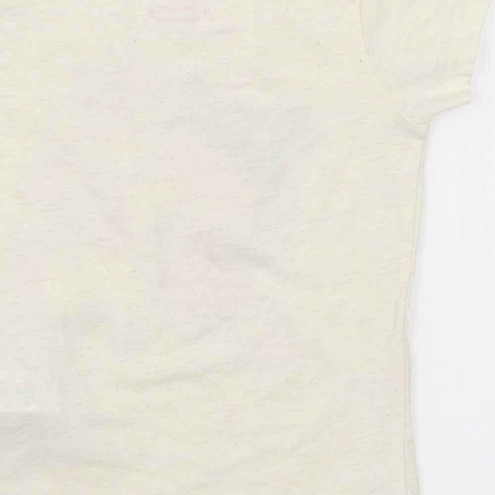 Primark Girls Ivory  Jersey Basic T-Shirt Size 3-4 Years  - Best Friends
