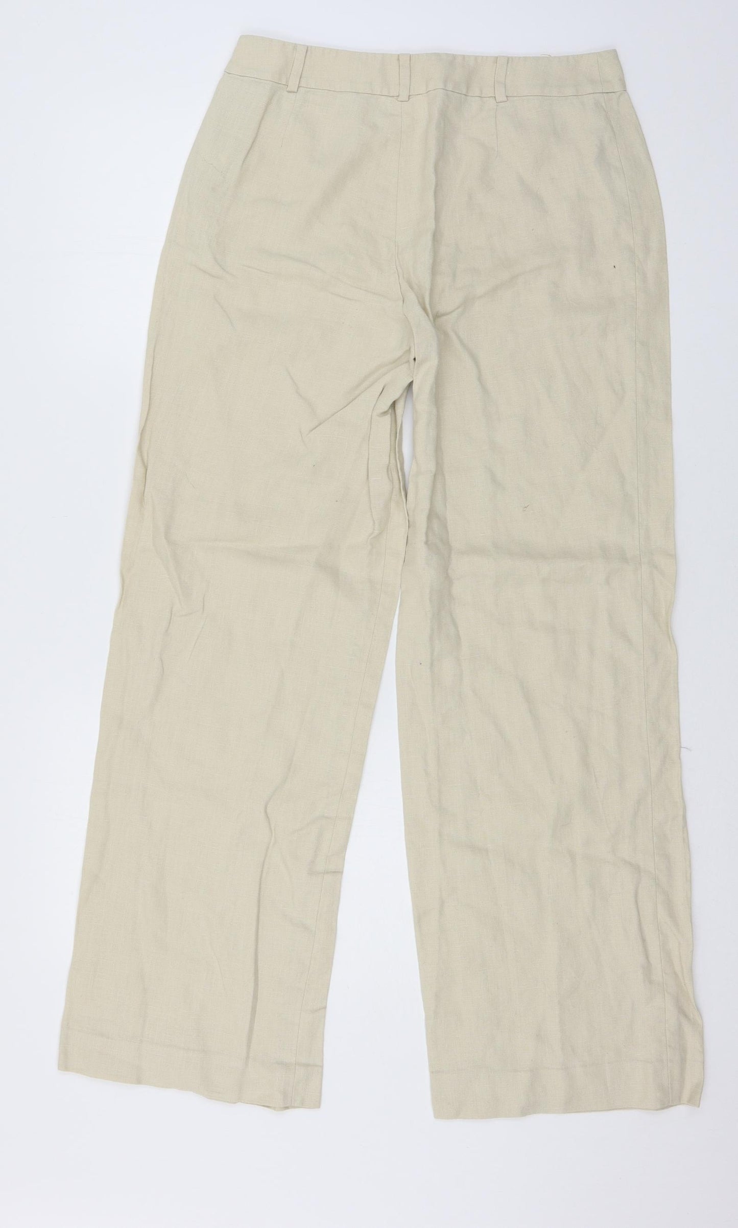 Kaliko Womens Ivory   Trousers  Size 12 L29 in