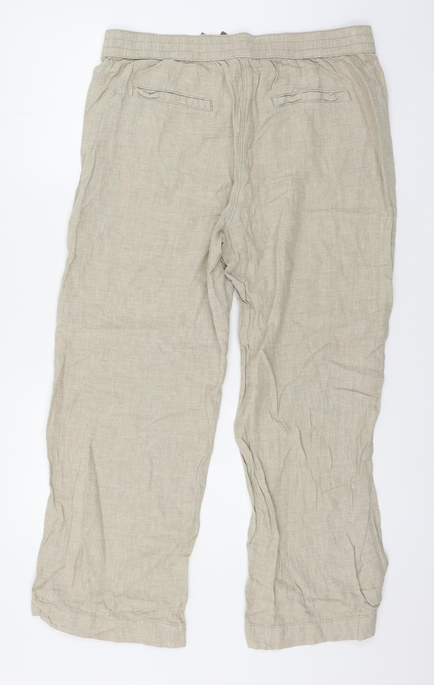 George Womens Beige   Trousers  Size 16 L27 in