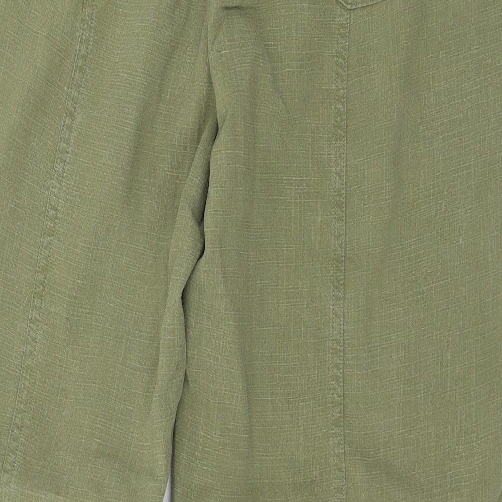 Marks and Spencer Womens Green   Trousers  Size 16 L28 in