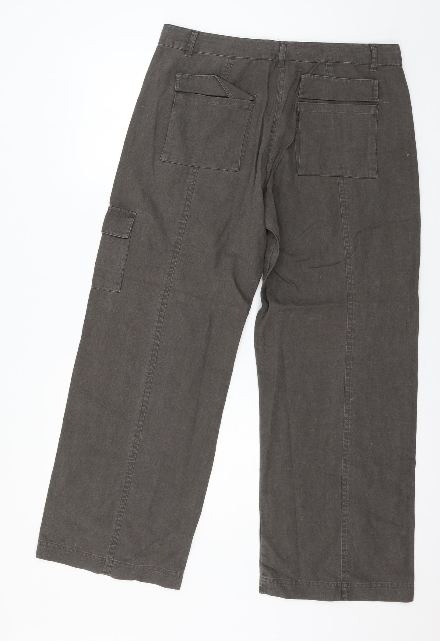 Atmosphere Womens Grey   Trousers  Size 10 L28 in