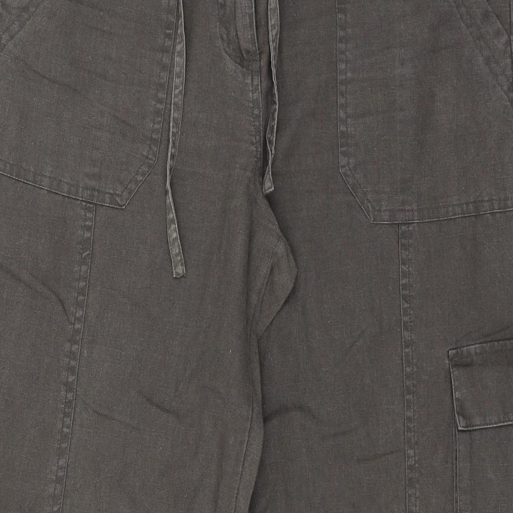 Atmosphere Womens Grey   Trousers  Size 10 L28 in