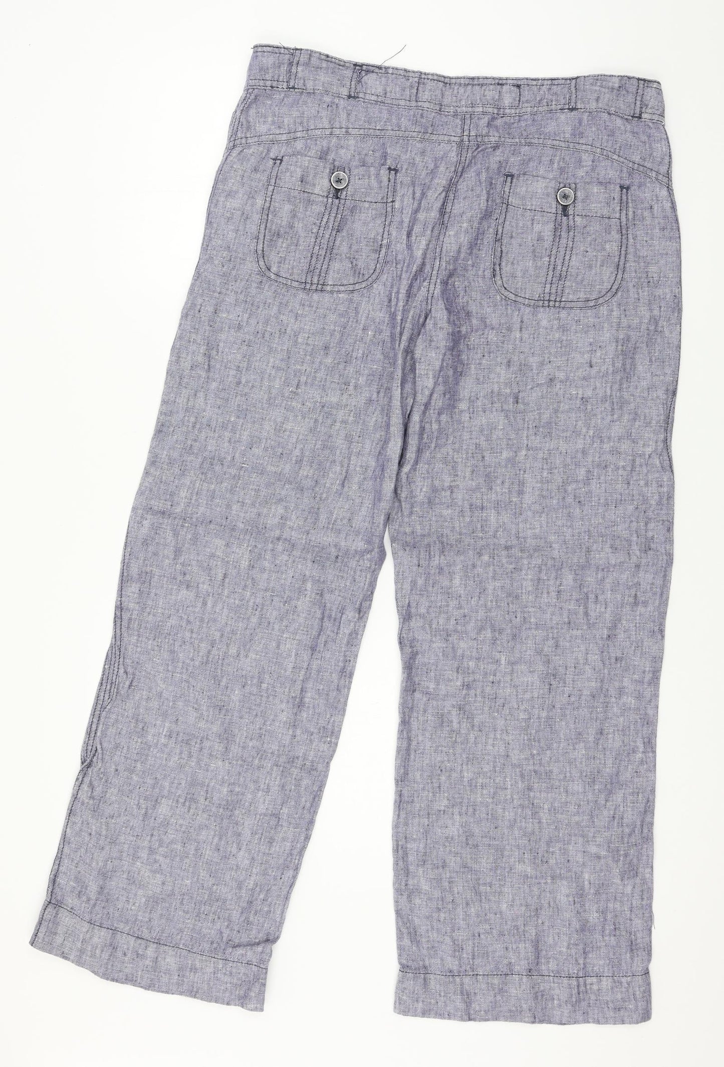 George Womens Blue   Trousers  Size 14 L28 in