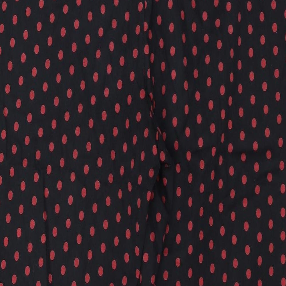 F&F Womens Black Polka Dot  Trousers  Size 16 L25 in