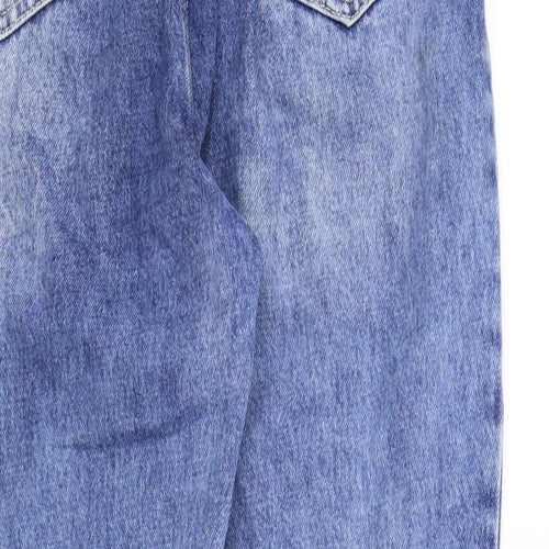 Boohoo Womens Blue   Straight Jeans Size 10 L25 in