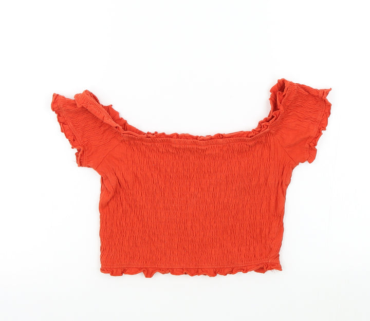 New Look Womens Red   Basic T-Shirt Size 10