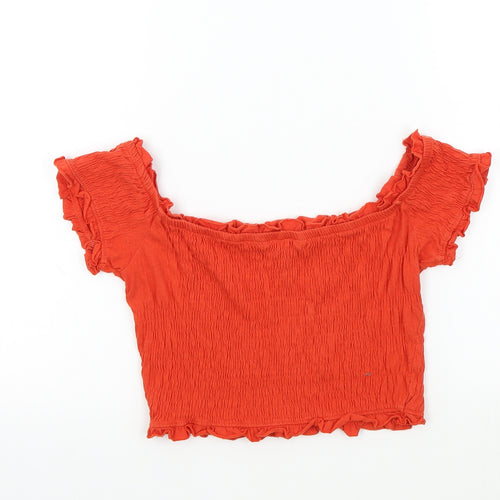 New Look Womens Red   Basic T-Shirt Size 10