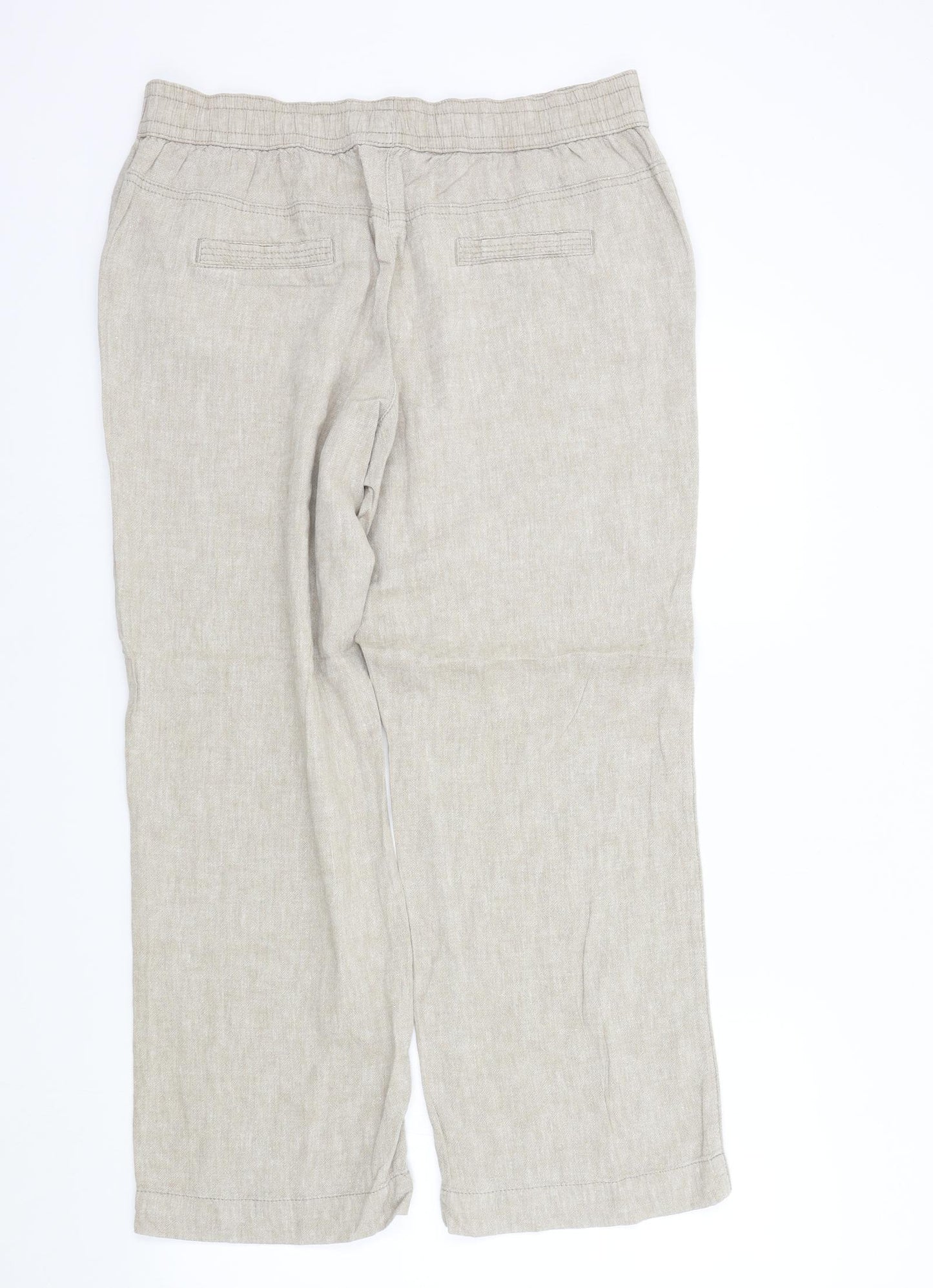 George Womens Beige   Trousers  Size 14 L27 in