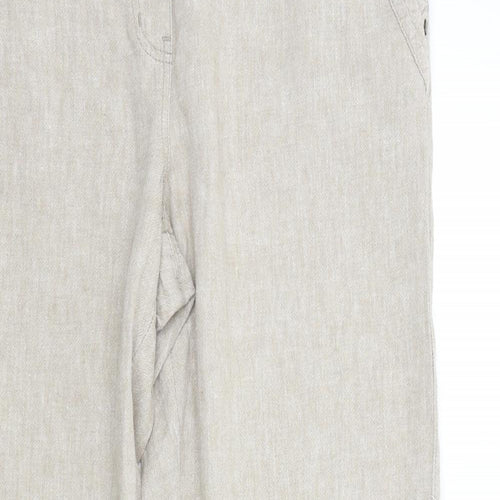 George Womens Beige   Trousers  Size 14 L27 in