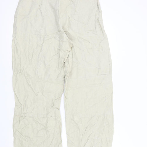 EXACTLY casual Womens Beige   Trousers  Size M L28 in