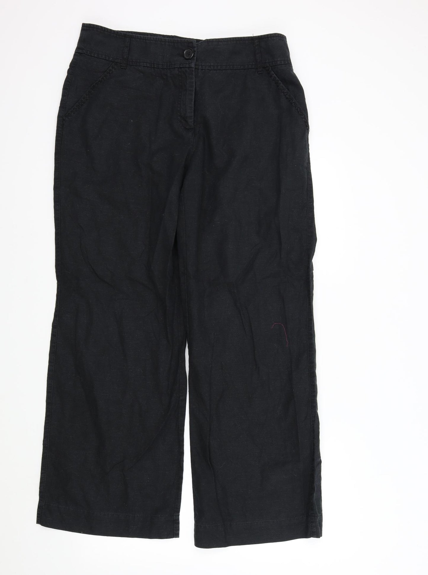 George Womens Black   Trousers  Size 14 L28 in