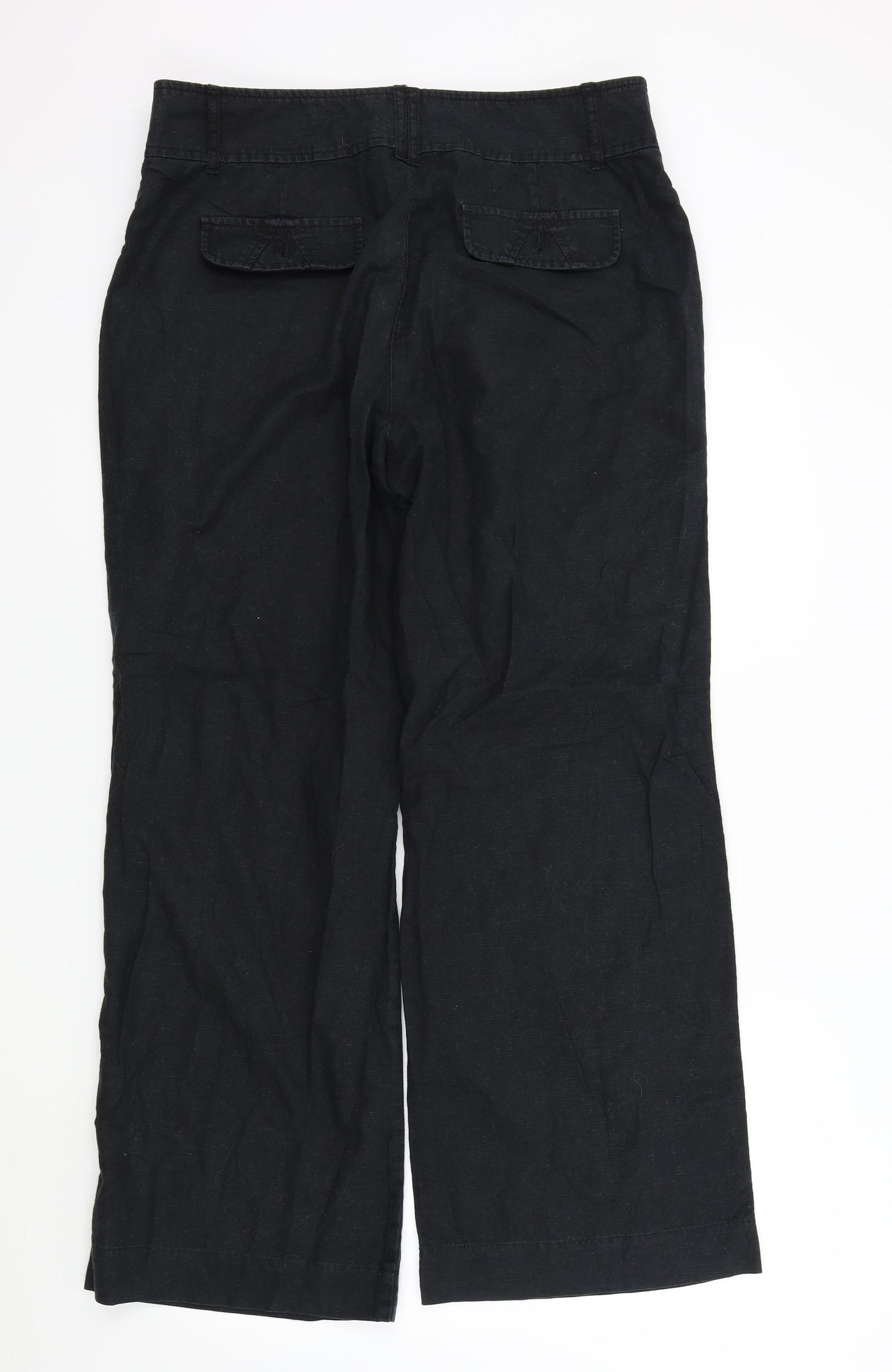 George Womens Black   Trousers  Size 14 L28 in