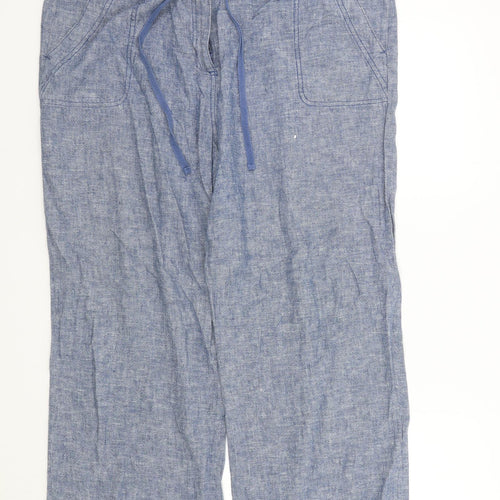 TU Womens Blue   Trousers  Size 16 L27 in