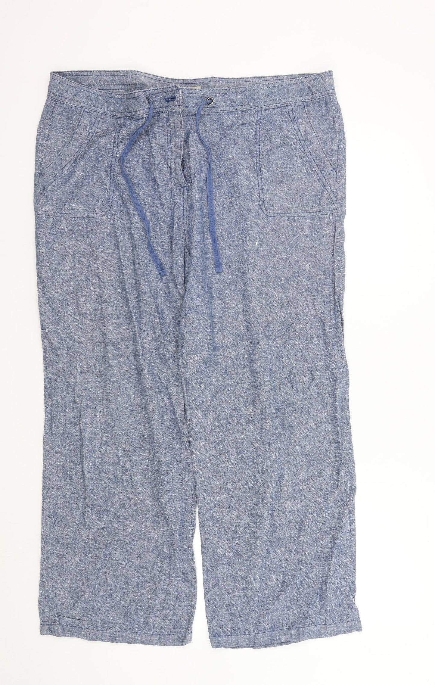 TU Womens Blue   Trousers  Size 16 L27 in