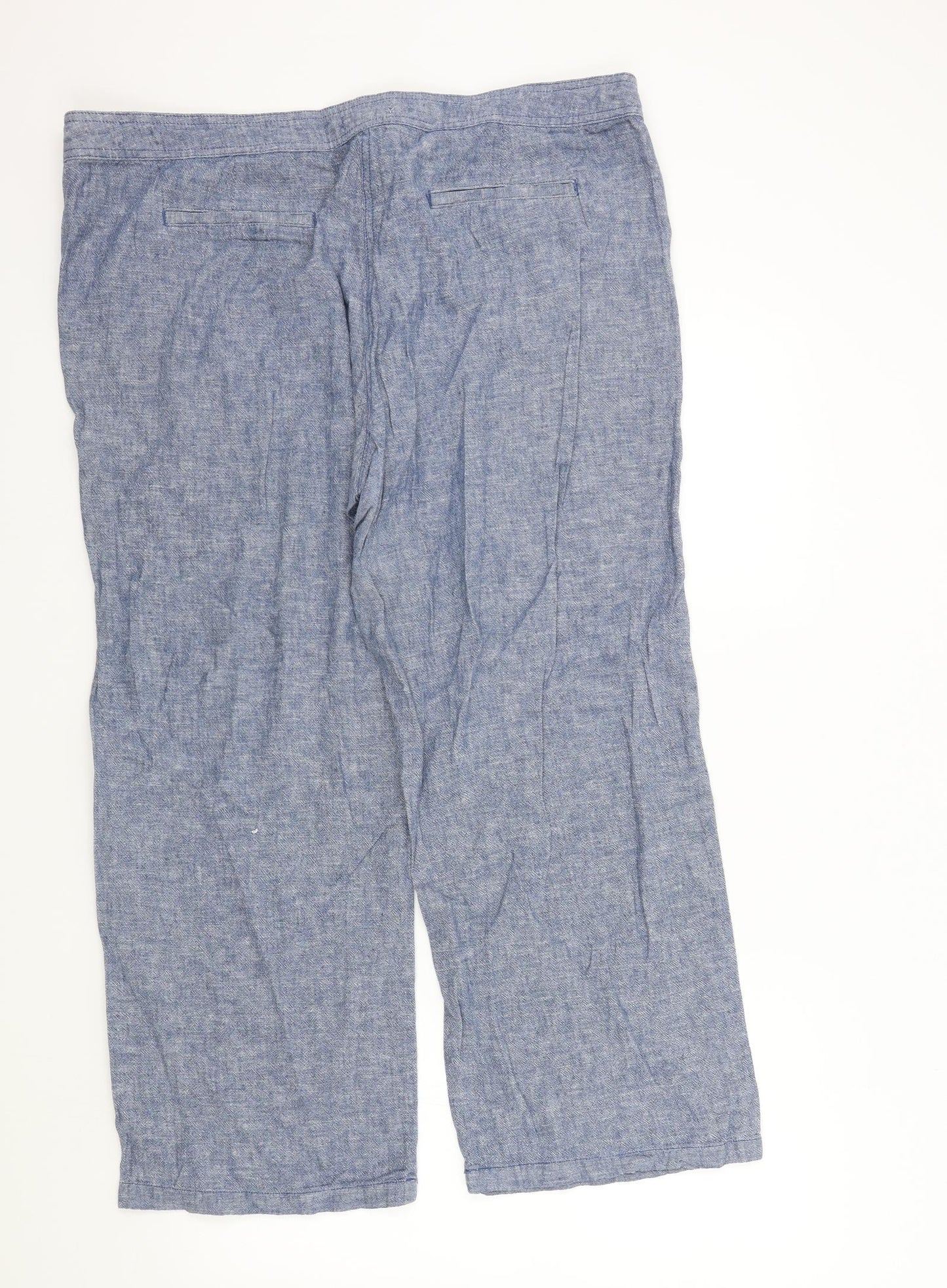 TU Womens Blue   Trousers  Size 16 L27 in
