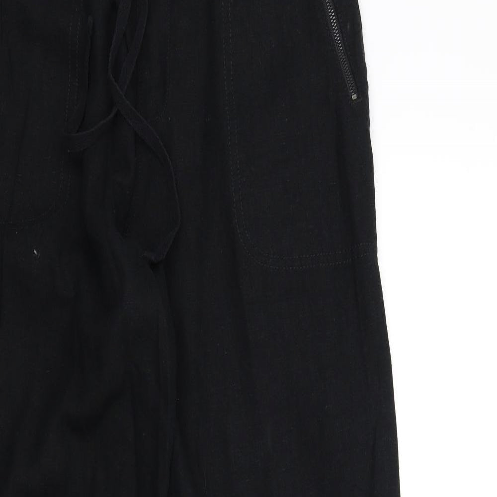 TU Womens Black   Trousers  Size 12 L31 in