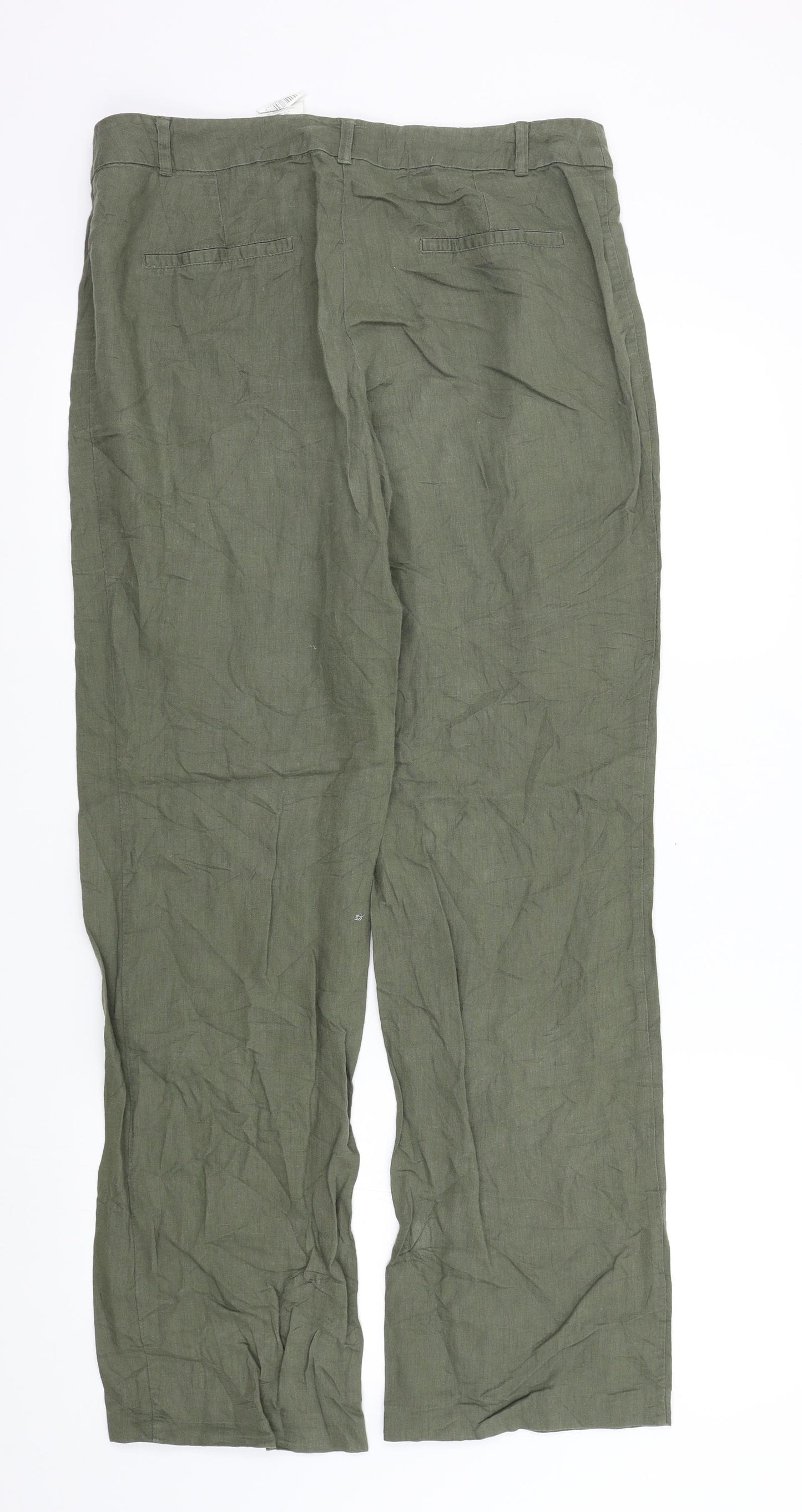 camaieu Womens Green   Trousers  Size 12 L31 in