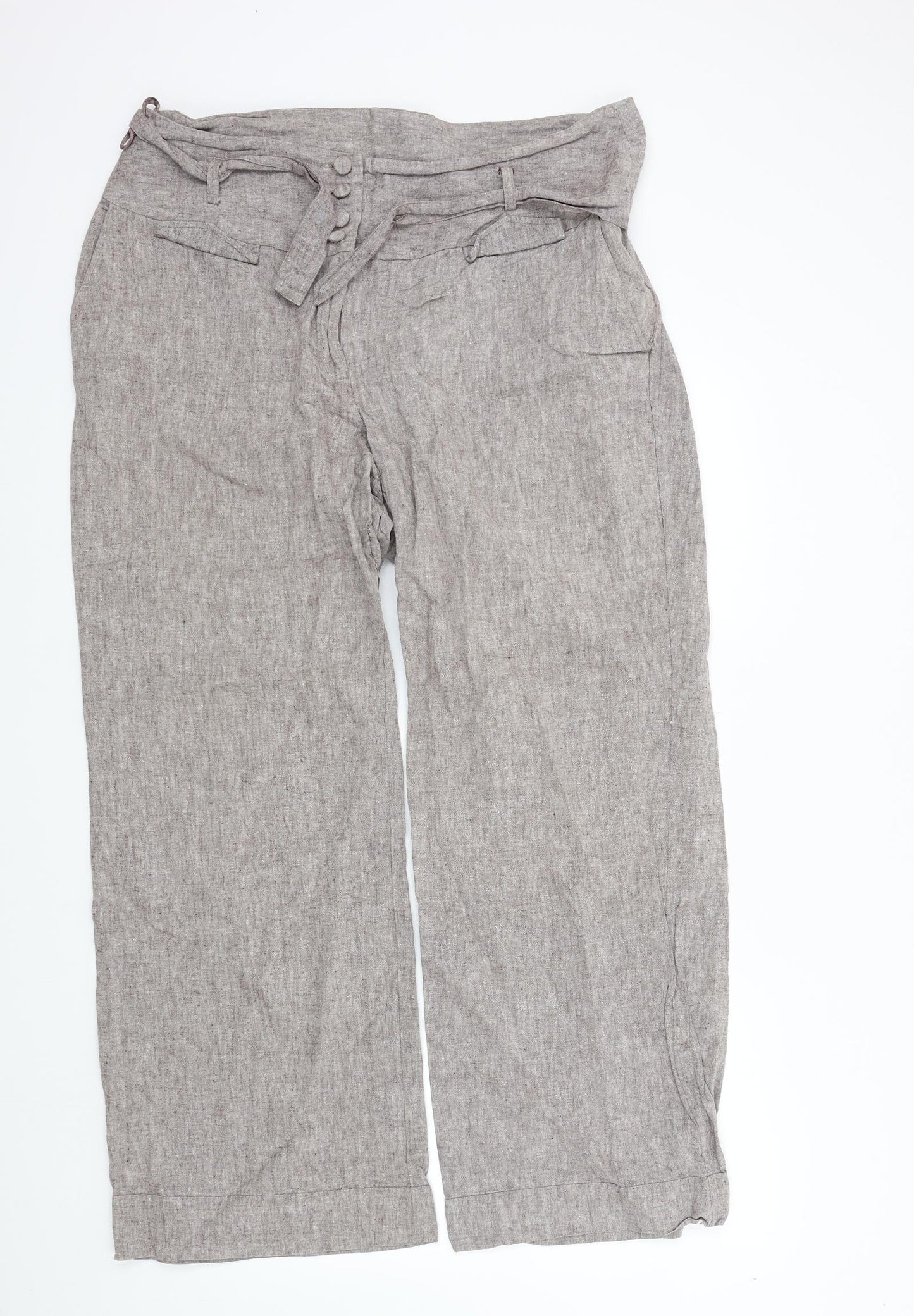 New Look Womens Brown   Trousers  Size 20 in L29 in