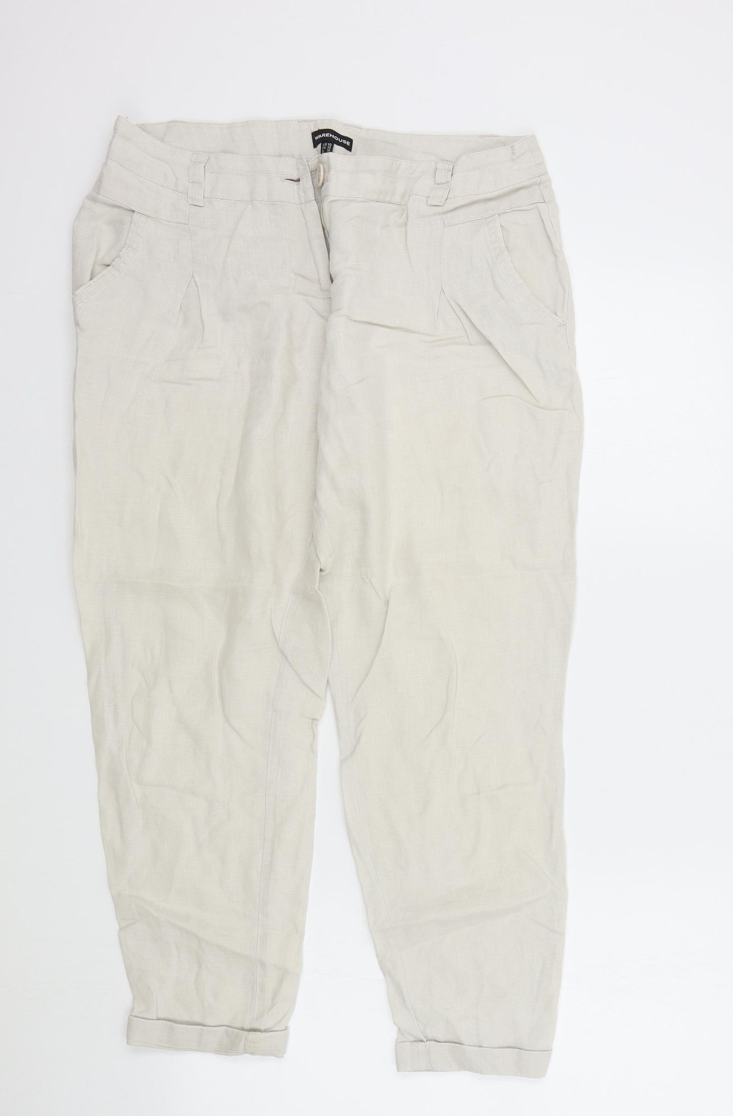 waerhouse Womens Beige   Trousers  Size 10 L27 in